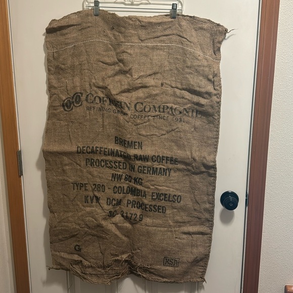 $5 bundled - Burlap Coffee Bag-Reuse and Upcycle - Picture 1 of 5